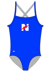 Novocastrian Swim Club Girls One Piece - FashionFishDesigns